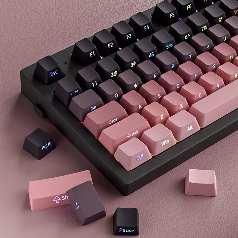 أغطية مفاتيح متدرجة الألوان مط - مراجعة Gaming Accessories Aesthetic وسعره