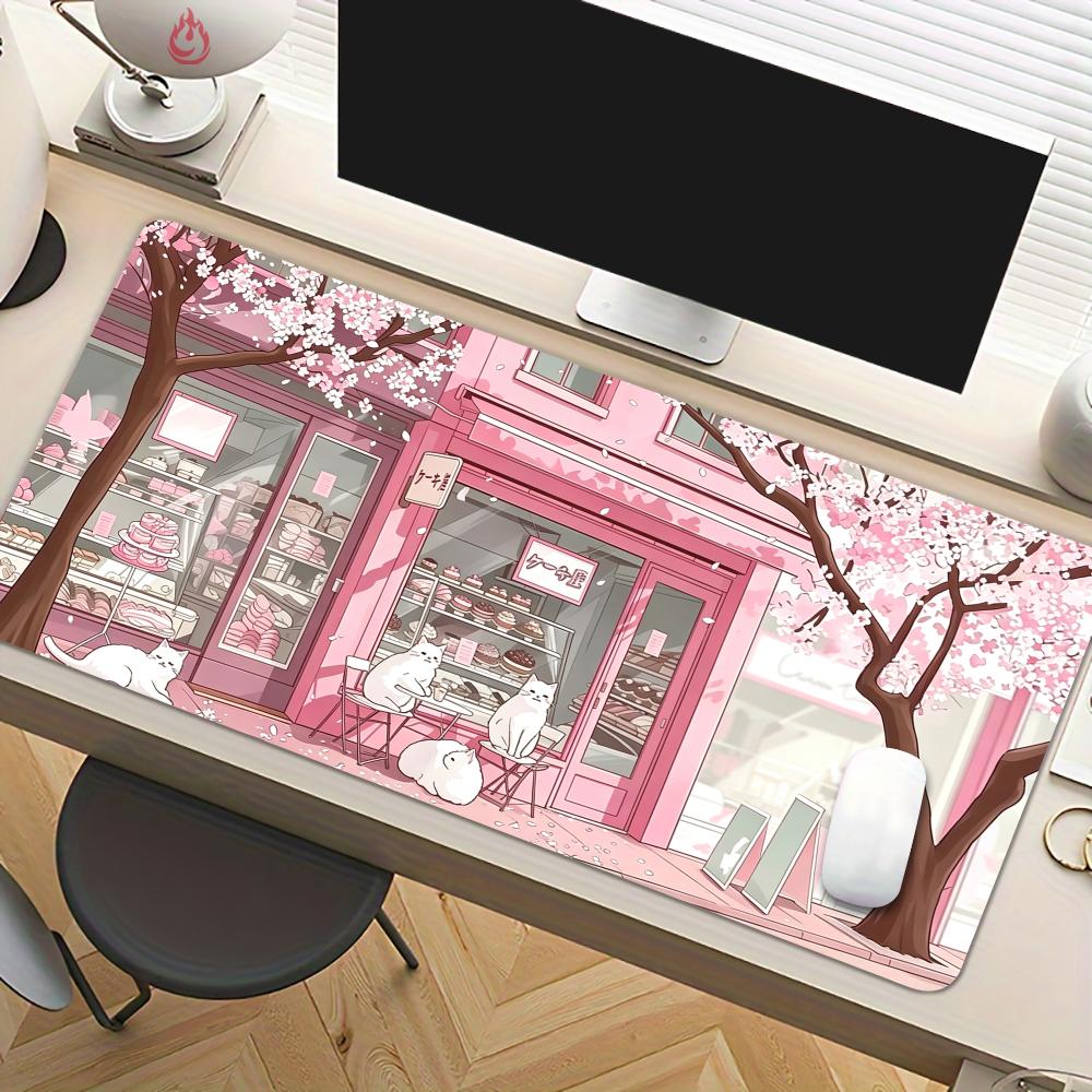 وسادة فأرة بتصميم قطة بيضاء وم - مراجعة Gaming Accessories Shop وسعره