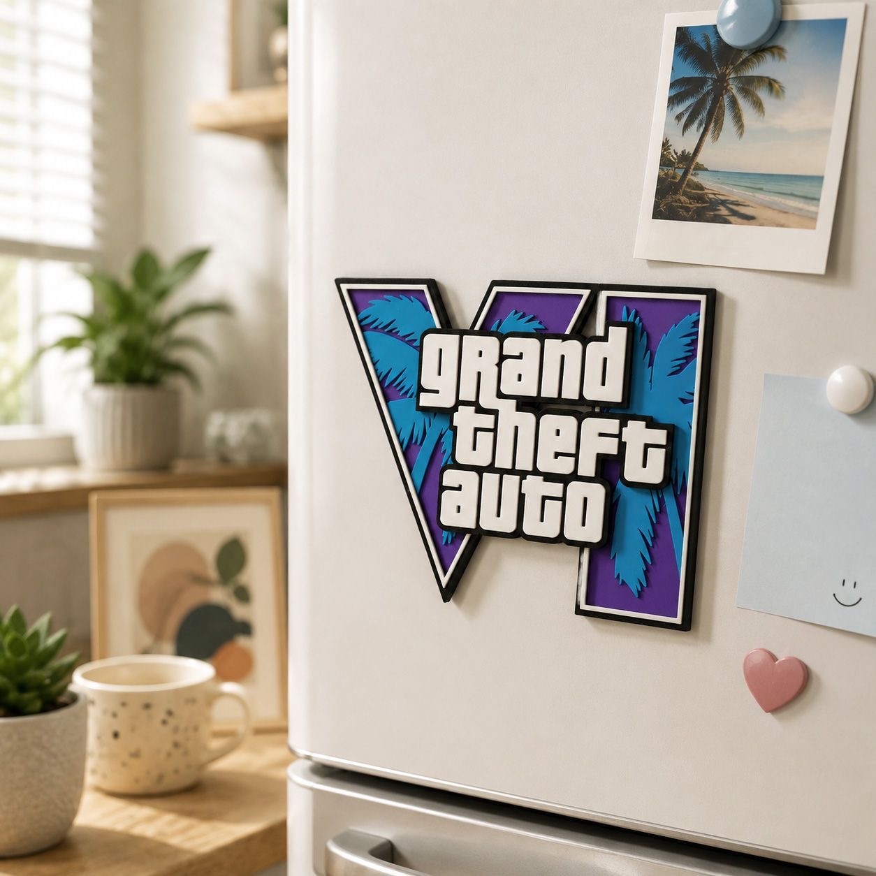ملصق مغناطيسي مطبوع بتقنية 3D  - مراجعة Gaming Accessories For Room وسعره